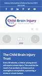 Mobile Screenshot of childbraininjurytrust.org.uk